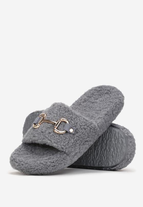 Papuci de casă Gri 4