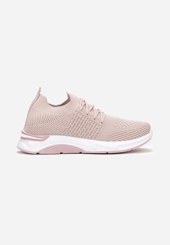 Różowe Buty Sportowe przed Kostkę z Wiązaniem Maiken 3