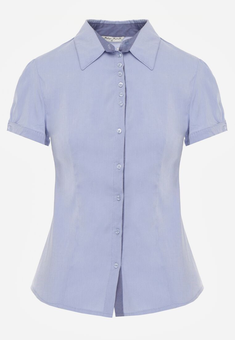 Jasnoniebieska Koszula z Krótkimi Rękawkami Sierre 6