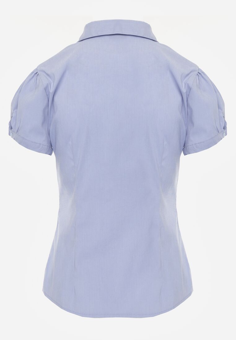 Jasnoniebieska Koszula z Krótkimi Rękawkami Sierre 7