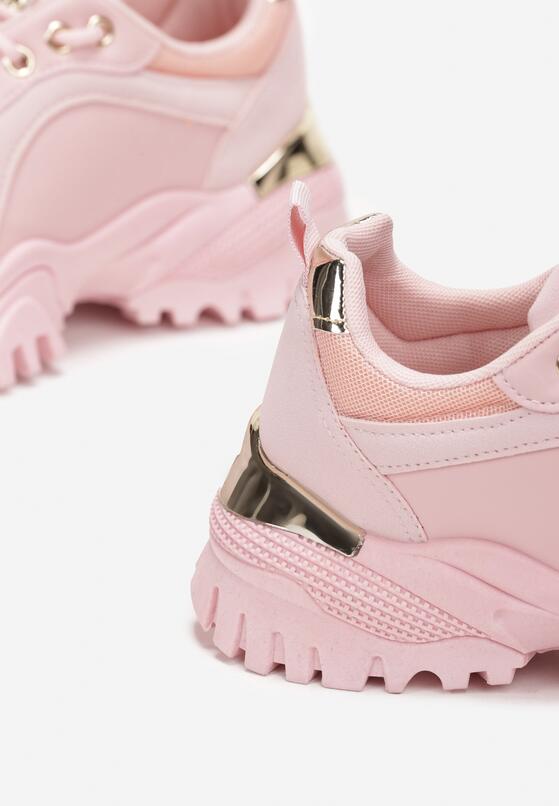 Różowe Sneakersy Achonia 5
