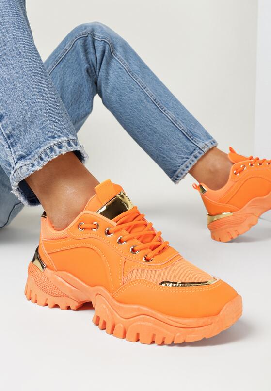 Pomarańczowe Sneakersy Achonia 1