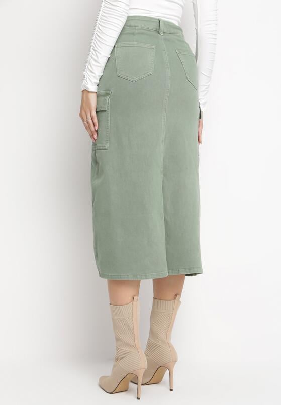Fustă Verde deschis 3