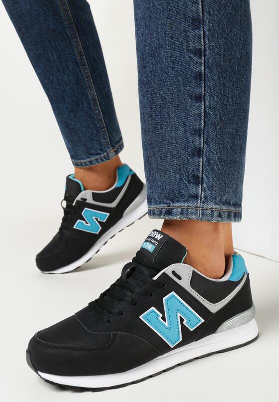 Pantofi sport Negru cu galben 1