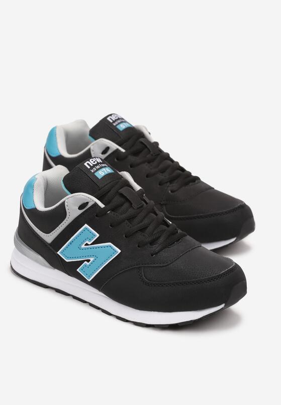 Pantofi sport Negru cu galben 4