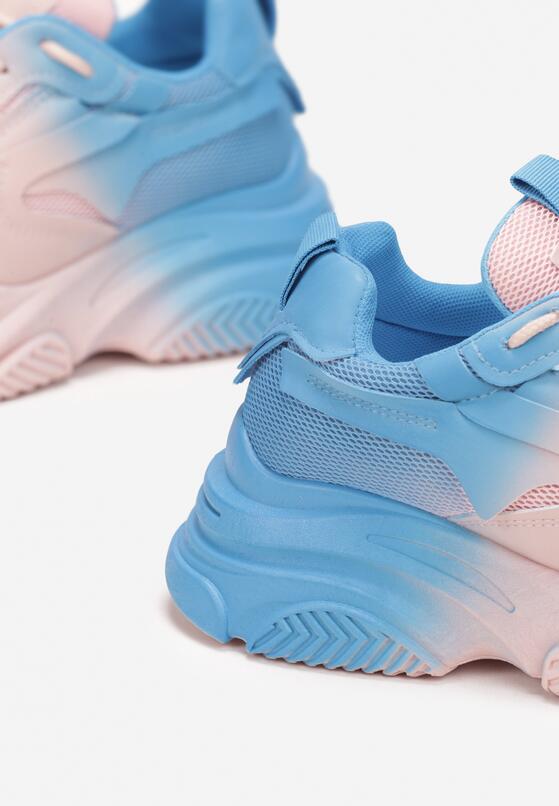 Sneakers Albastru cu roz 5