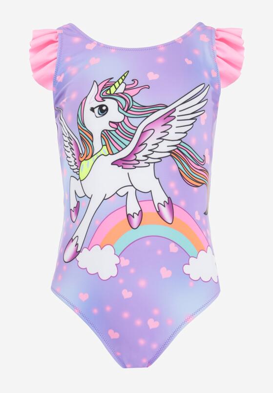 Costum de baie întreg Mov 1