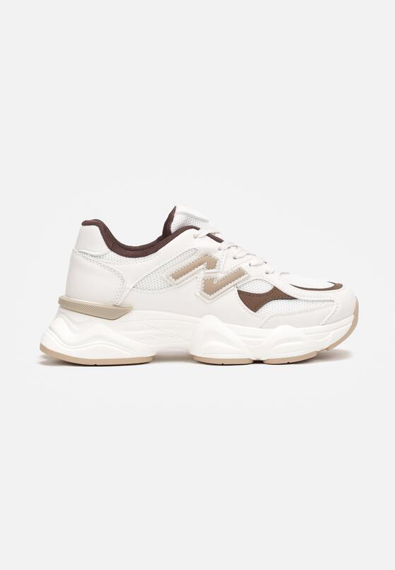 Białe Sneakersy na Grubej Podeszwie Scottie 3