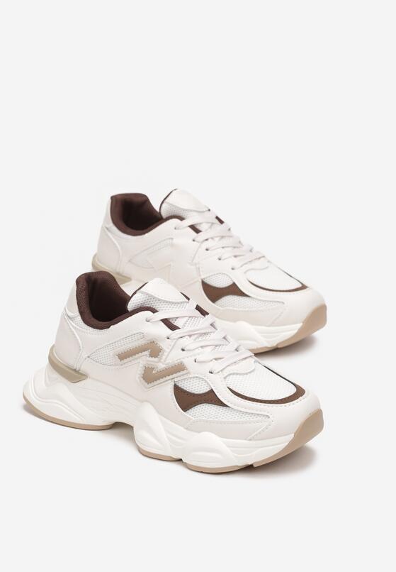 Białe Sneakersy na Grubej Podeszwie Scottie 4