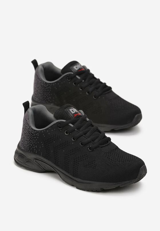 Czarno-Szare Buty Sportowe z Efektem Ombre Nameza 2