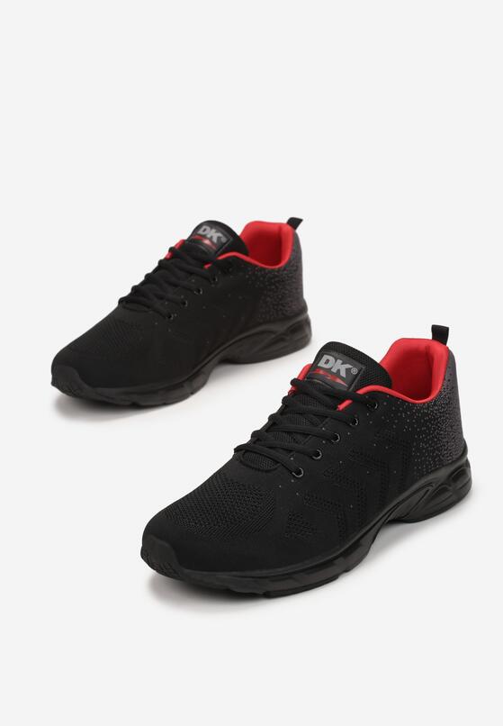 Pantofi sport Negru cu roșu 2