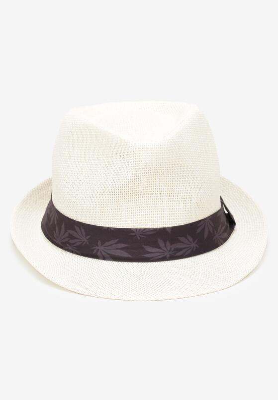 Beżowa Kapelusz z Szerokim Rondem i Ozdobną Taśmą Anaze 1