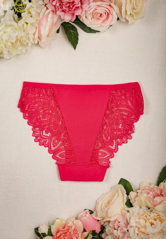 Fuksjowe Koronkowe Majtki Figi Daryn 2