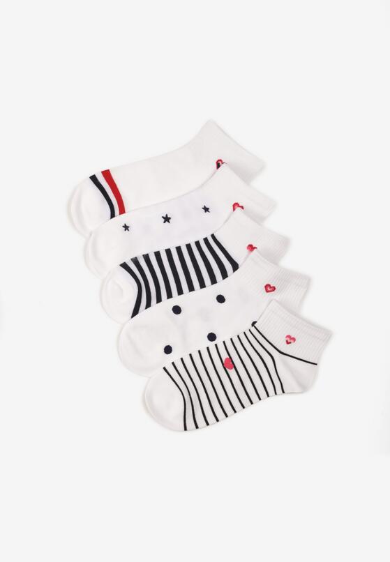 Wielokolorowe 5-pack Skarpety z Bawełny w Kropki do Koski Linieda 2