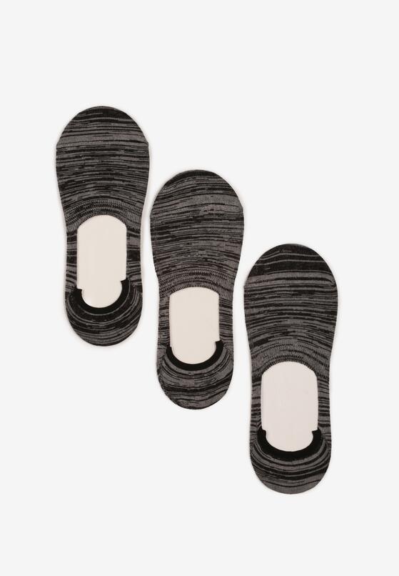 Czarne 5-pack Skarpety Stopki z Bawełną Trinella 1