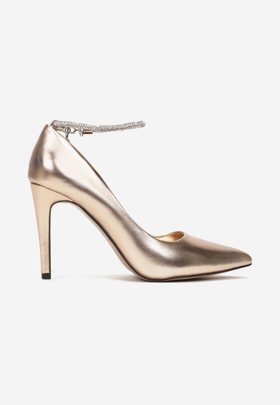 Pantofi stiletto Culoarea șampaniei 3