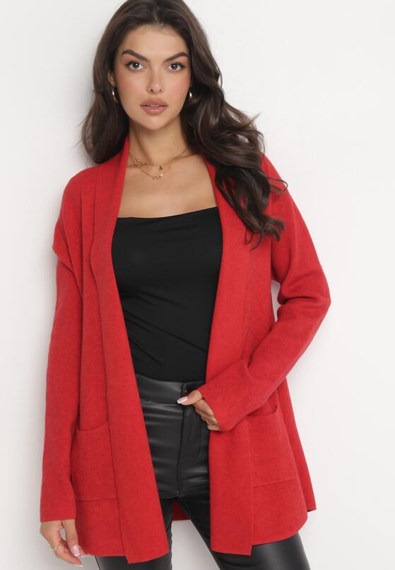 Cardigan Roșu 2