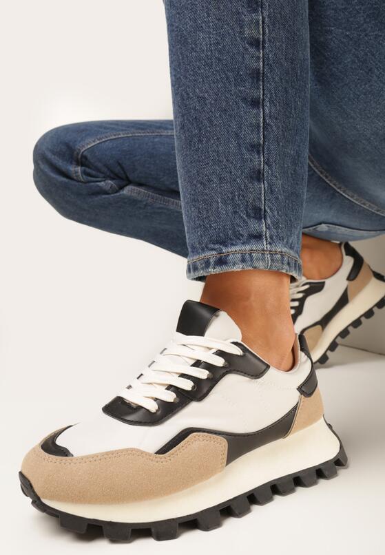Czarne Sneakersy na Grubej Podeszwie Catien 1