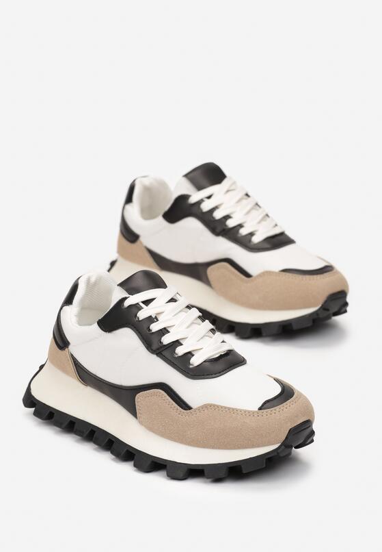 Czarne Sneakersy na Grubej Podeszwie Catien 4