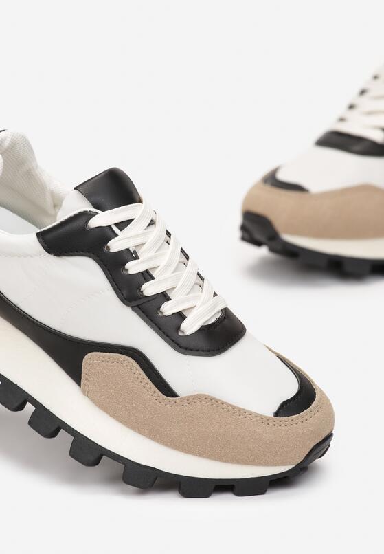 Czarne Sneakersy na Grubej Podeszwie Catien 5