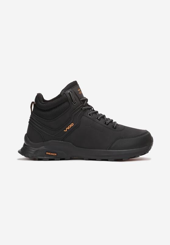 Czarne Buty Trekkingowe za Kostkę Giula 1