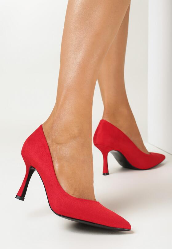 Pantofi stiletto Roșii 2