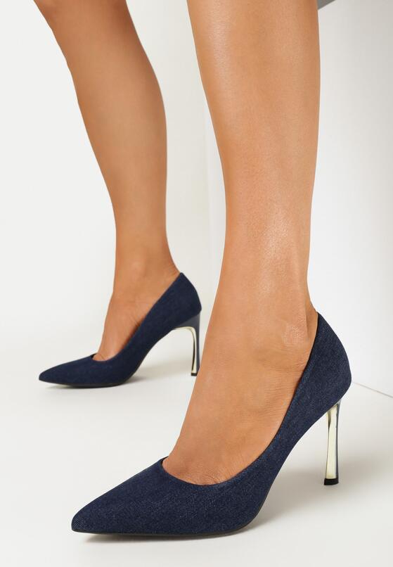 Pantofi stiletto Bleumarin 1