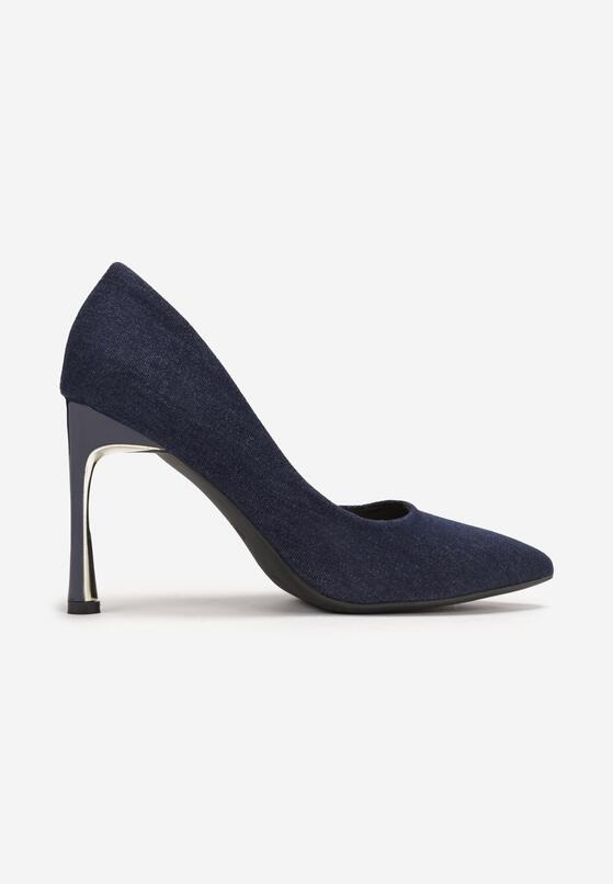 Pantofi stiletto Bleumarin 3