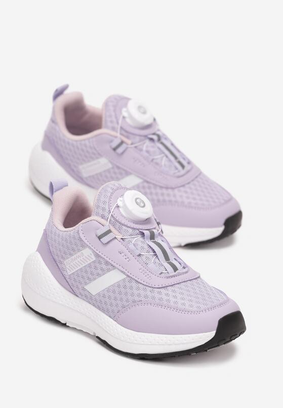 Fioletowe Buty Sportowe przed Kostkę ze Ściągaczem Ozanna 2