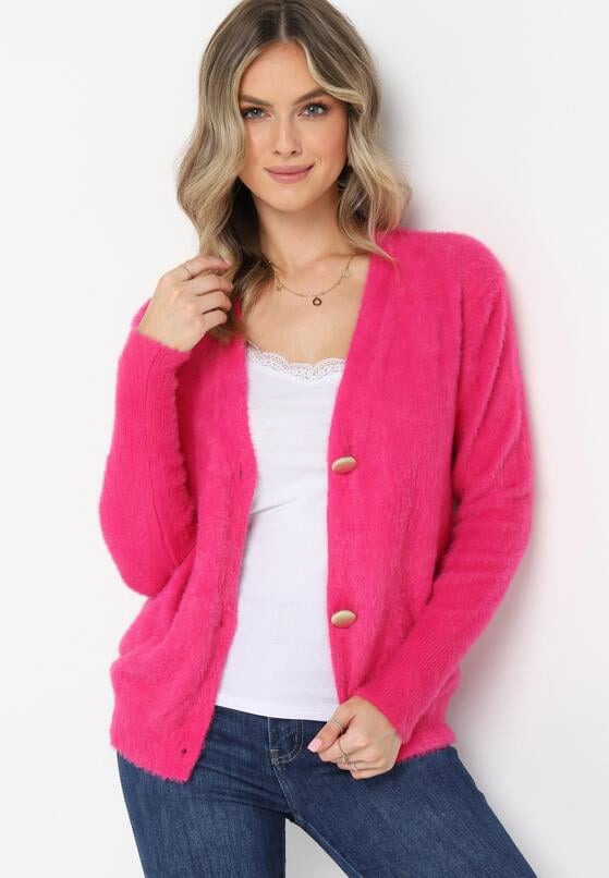 Cardigan Fucsia 4