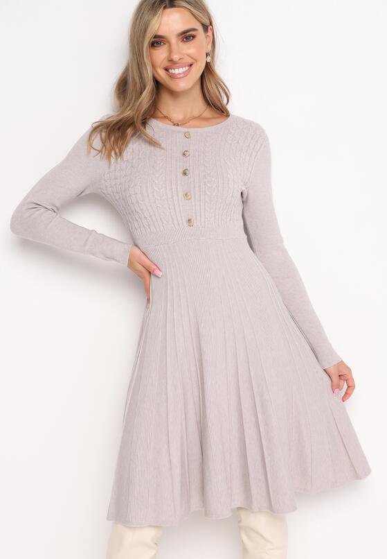 Rochie Gri deschis 1