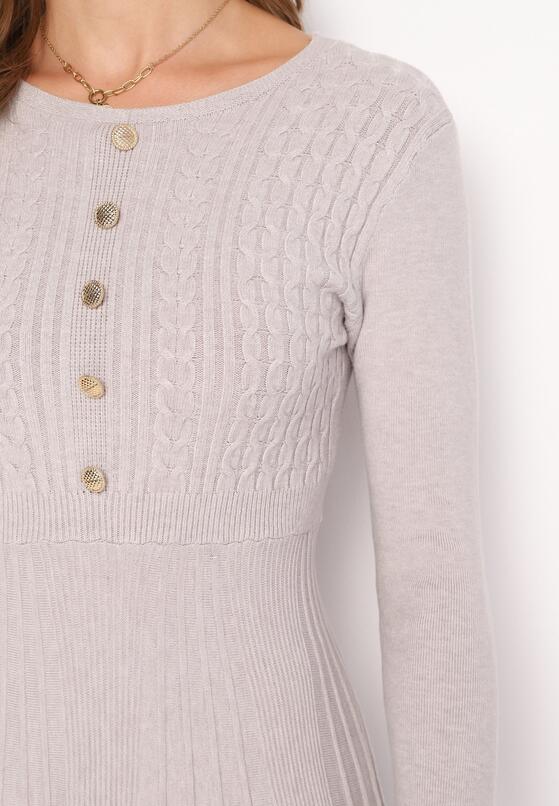 Rochie Gri deschis 5