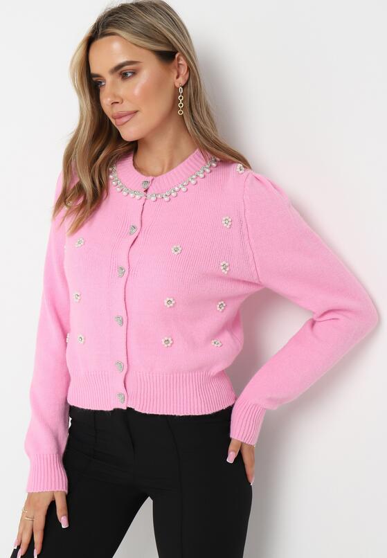 Cardigan Fucsia 2