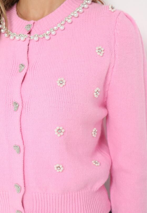 Cardigan Fucsia 5