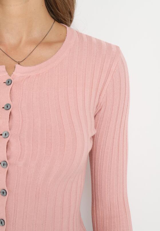 Cardigan Roz deschis 5