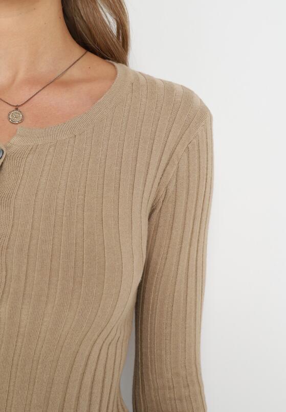 Cardigan Bej închis 5
