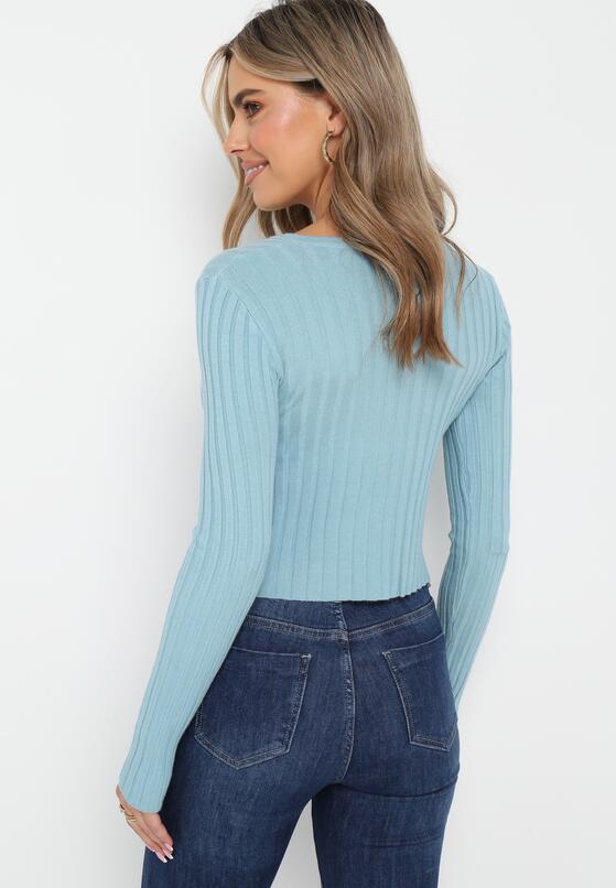 Cardigan Albastru deschis 3