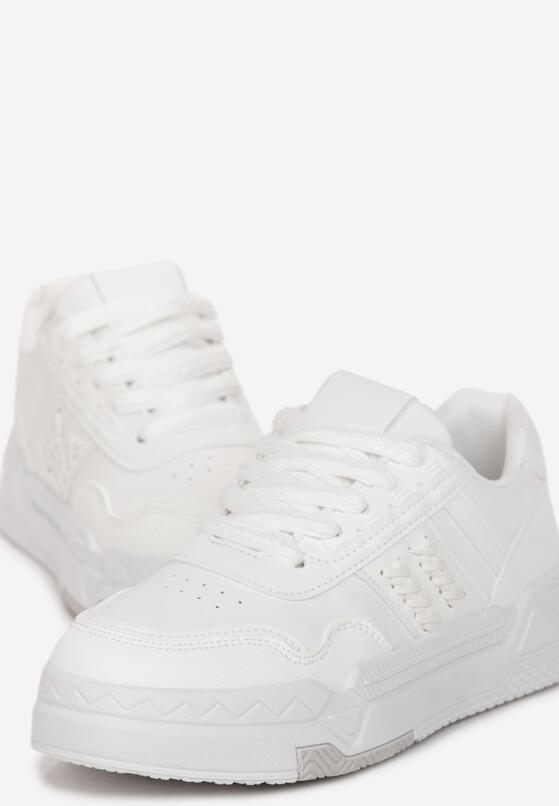 Białe Sneakersy na Platformie Faelindra 5