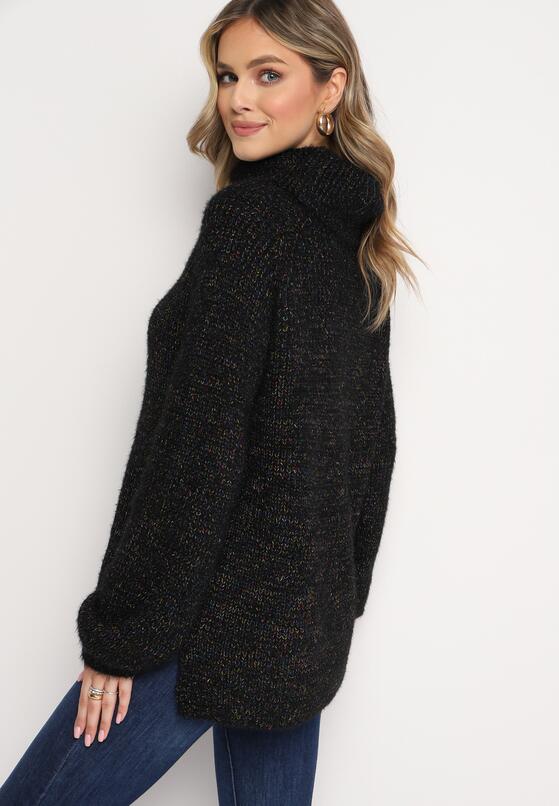 Czarny Golf Dzianinowy Rulani 3