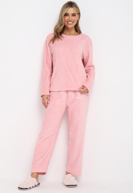 Compleu pijama Roz închis 1