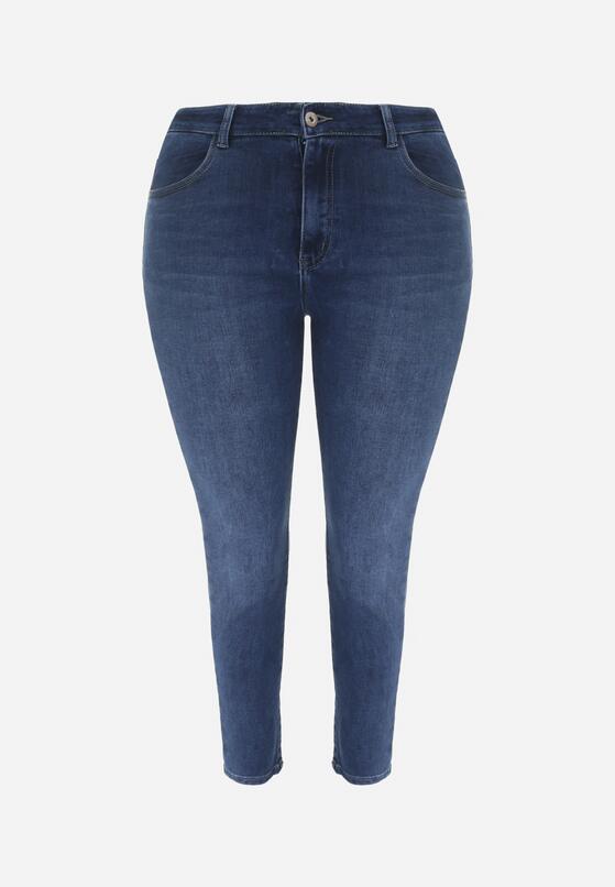 Niebieskie Jeansy Modelujące z Elastycznego Denimu Aluria 6