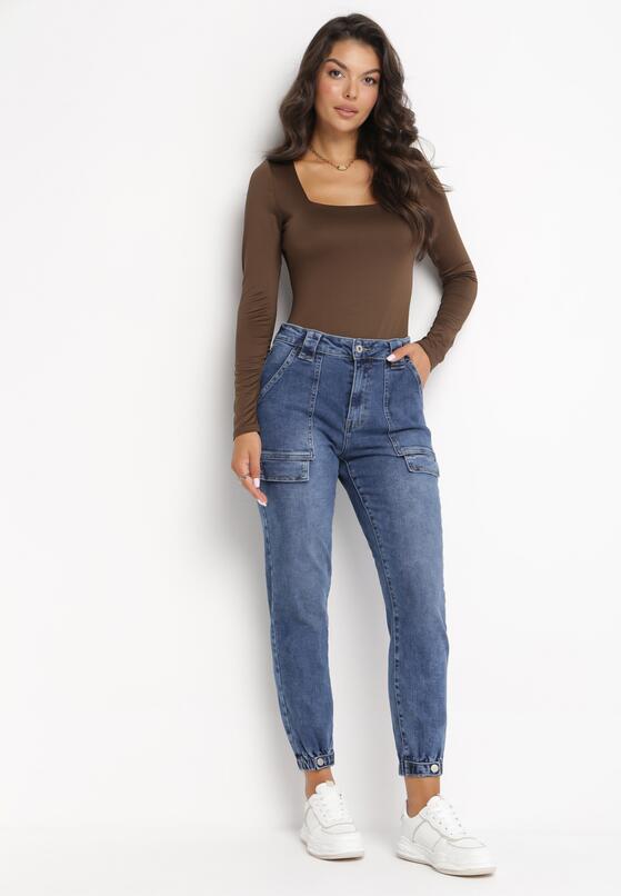 Niebieskie Jeansy Joggery Elitesa 2