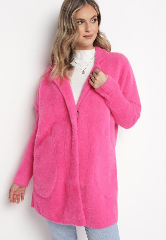 Cardigan Fucsia 1