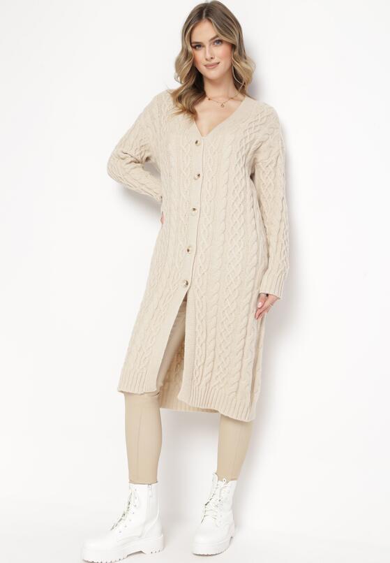 Cardigan Bej 4
