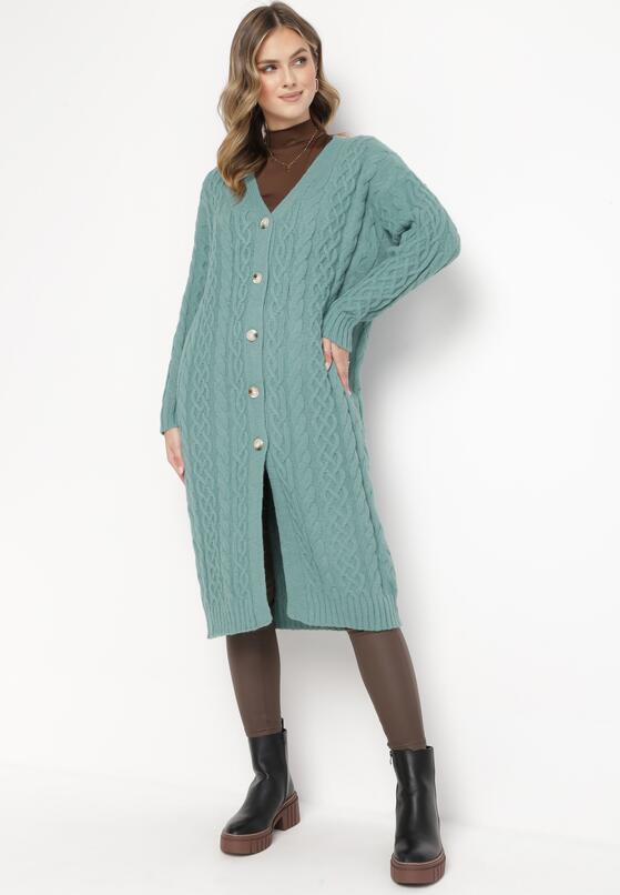 Cardigan Verde închis 2