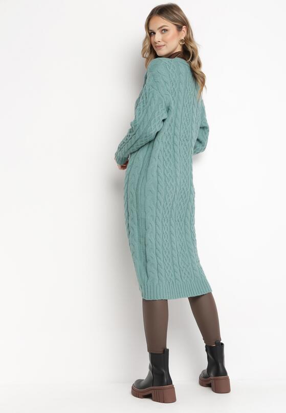 Cardigan Verde închis 3