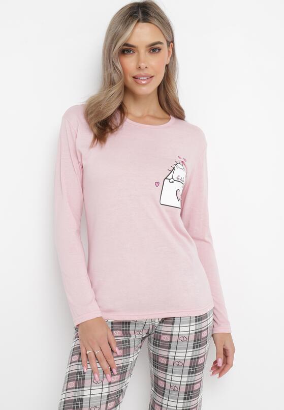 Rózsaszín Pizsama szett 3