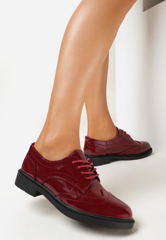 Pantofi casual Bordo 1