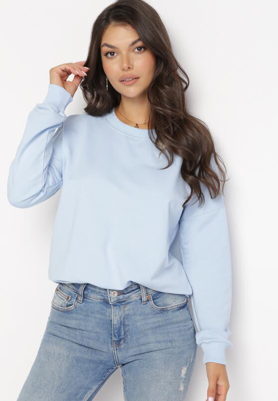 Niebieska Bluza z Broszką Muriell 2