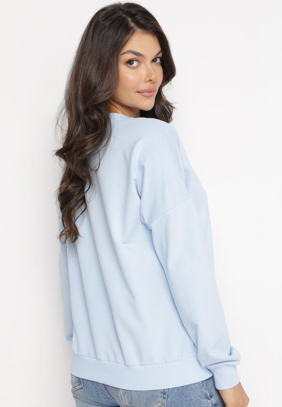 Niebieska Bluza z Broszką Muriell 3